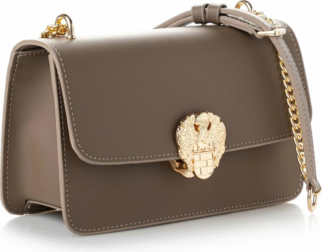 Çantë shpatulle, ngjyrë Dark Mink, Vince Camuto, Amore