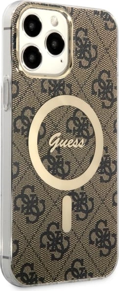 Mbështjellës Guess 4G MagSafe për iPhone 13 Pro Max 6.7", kafe