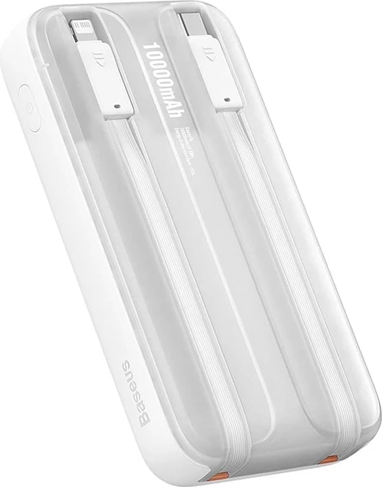 Powerbank Baseus Comet 10000mAh, 22.5W, e bardhë