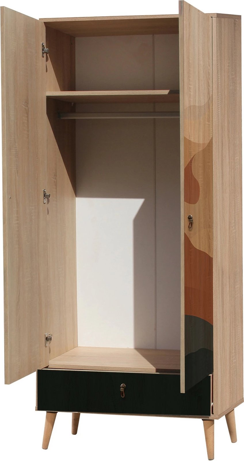 Gardërobë Hanah Home, City Gardrop Desert, shumëngjyrëshe