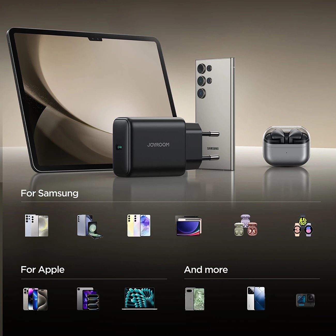 Karikues muri Joyroom JR-TCG13, 45W, GaN, USB-C, i zi
