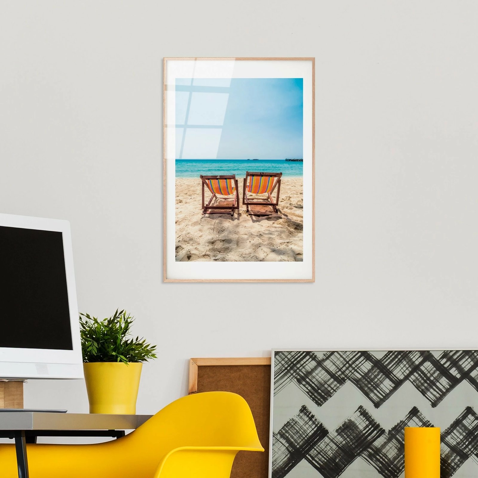 Pikturë dekorative prej xhami të temperuar, Wallity UV-1048, 30x45cm