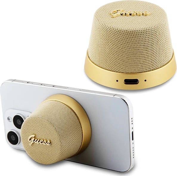 Altoparlant Bluetooth, Guess, GUE003651-0, 3W TWS, 1200mAh, Bluetooth 5.3, montim MagSafe, ari