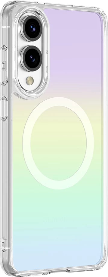 Mbështjellës AmazingThing Minimal Mag me unazë magnetike për Samsung Galaxy S25 Edge, Opalescent