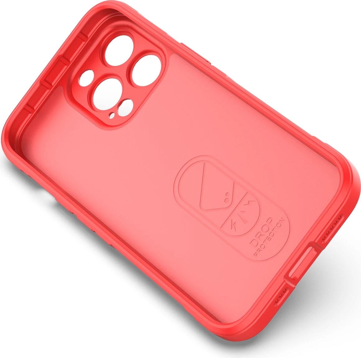 Mbështjellës Hurtel Magic Shield Case për iPhone 13 Pro, TPU, Kuqe