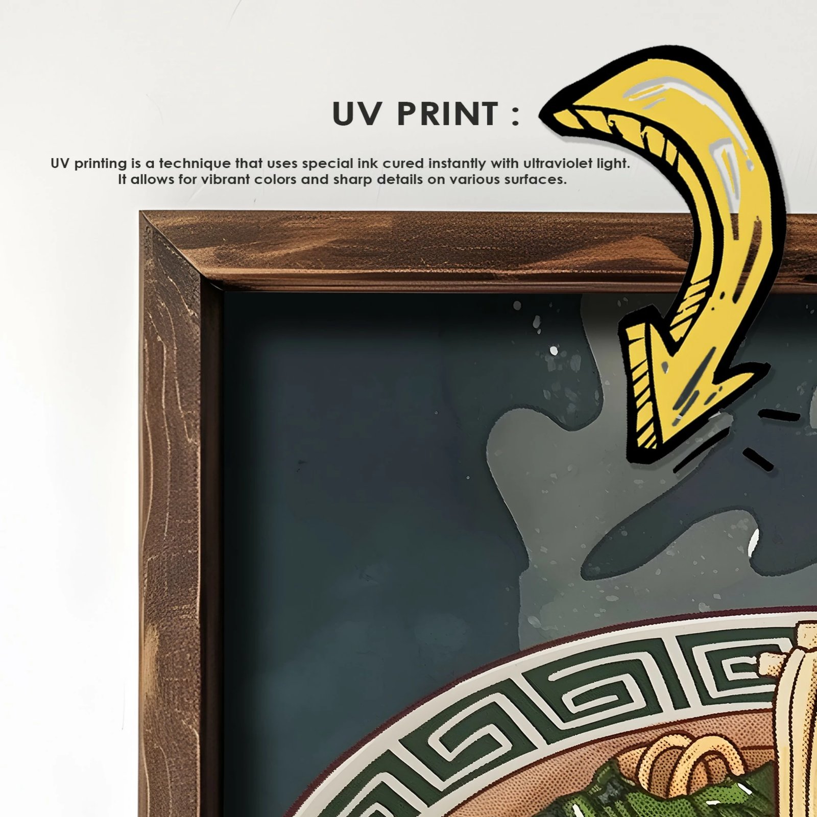 Pikturë dekorative me kornizë MDF, Wallity, GE209-L