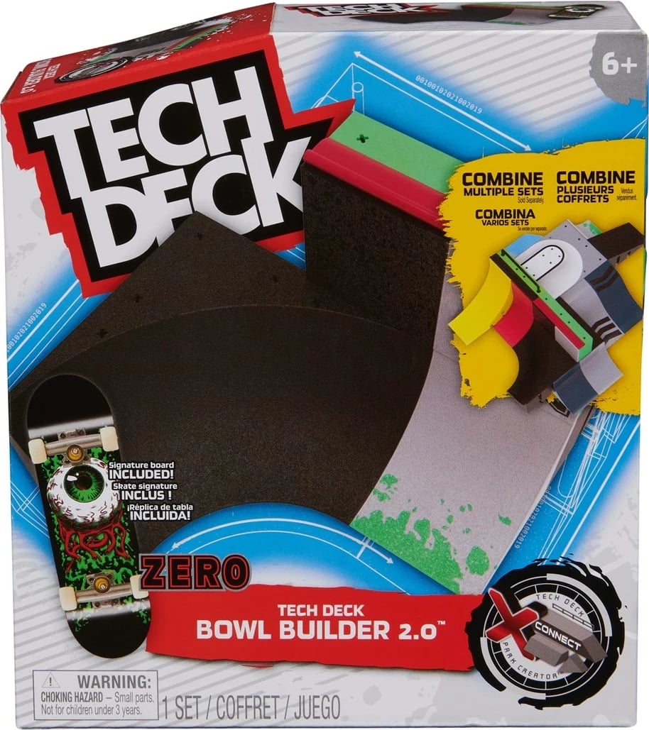 Set rampash Tech Deck Bowl Builder 2.0, për fëmijë, shumëngjyrësh