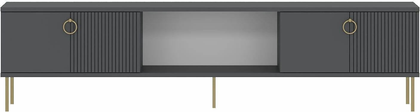 Komodë TV Skye Decor, ngjyrë antracit, 180x45x30cm