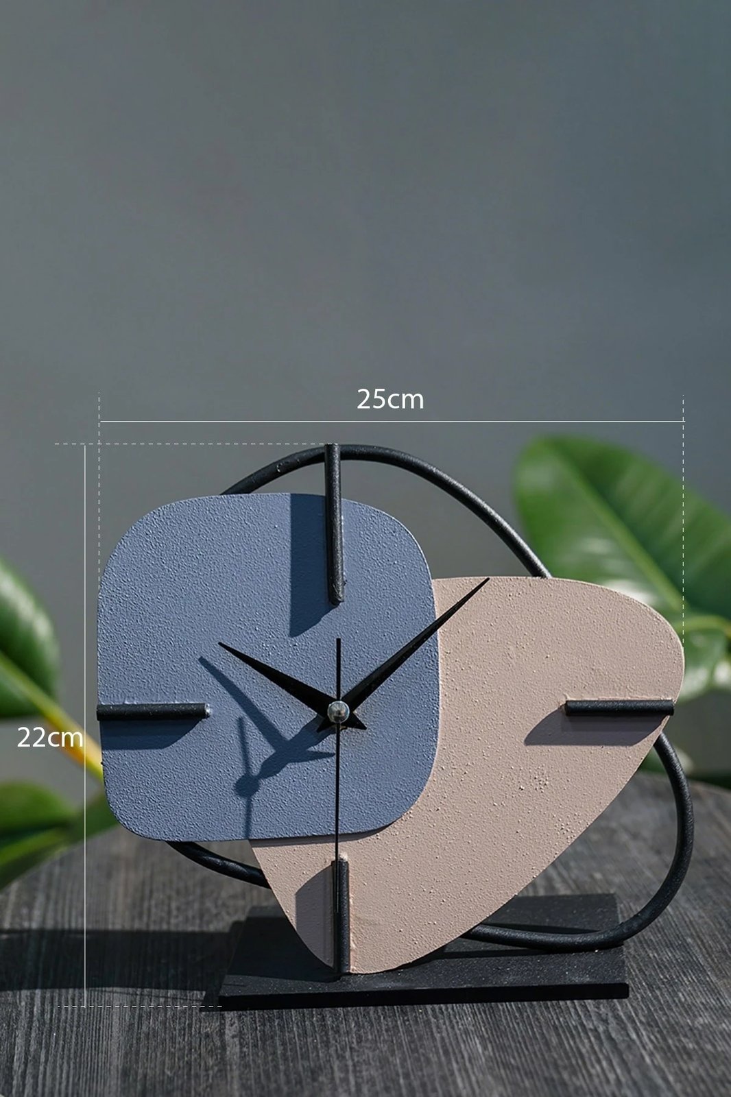 Orë dekorative Aberto Design, MYK2116-2, ngjyrë blu dhe pluhur