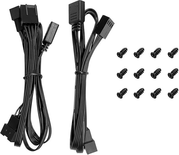 Set ventilatorë për kasë kompjuteri DeepCool FL12 SE 3IN1, 12 cm, me ndriçim LED të bardhë, 3 copë