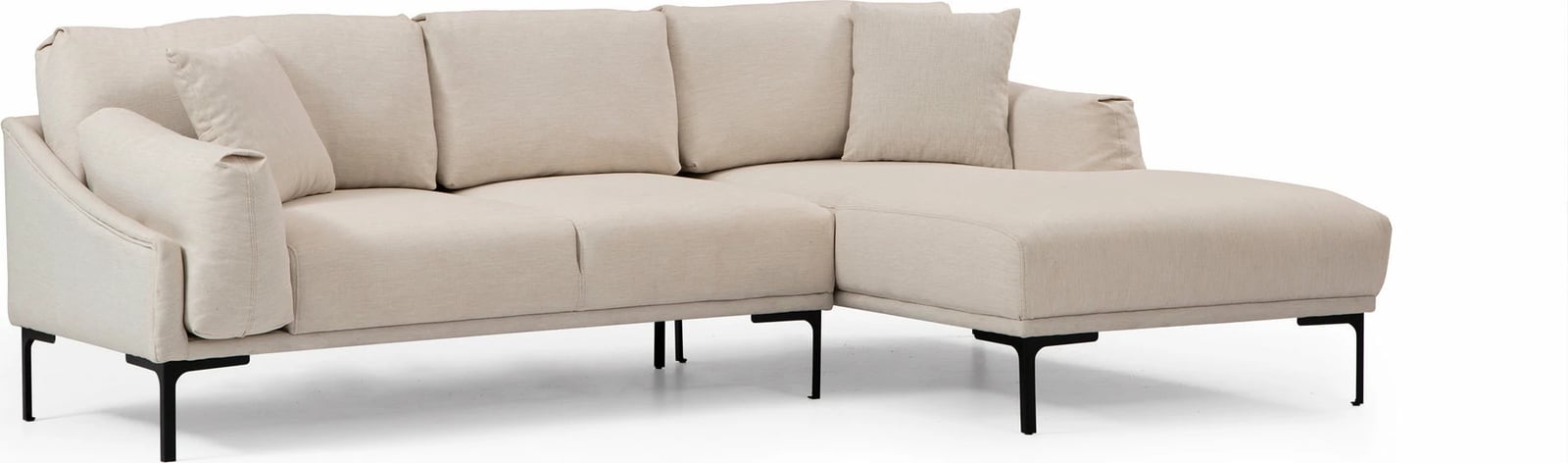 Këndare Leo, këndore e djathtë, ngjyrë krem