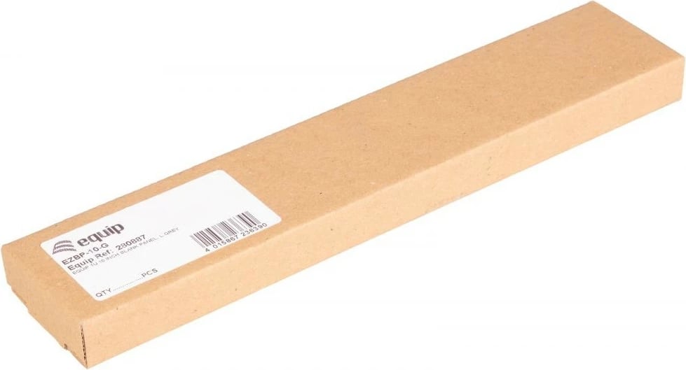 Panel bosh metalik Equip EZBP-10-G, 1U, 10 inç, gri