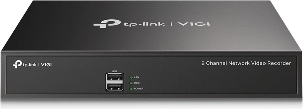 Regjistrues rrjeti NVR, TP-Link, VIGI NVR1008H, 8 kanale, e zezë