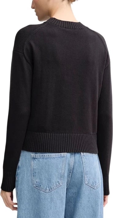 Xhemper femra Calvin Klein Jeans, e zezë