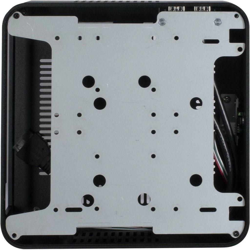 Kasë Inter-Tech A80, ITX, Small Form Factor, alumini, e zezë