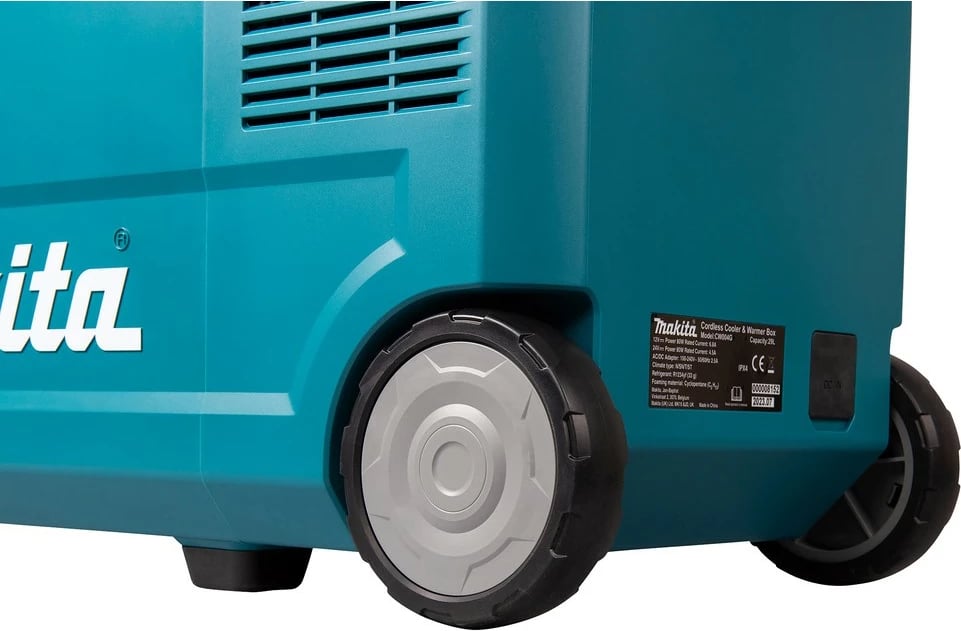 Kuti termike Makita CW004GZ 40V, portative, LED display, me rrota, zi/kaltër