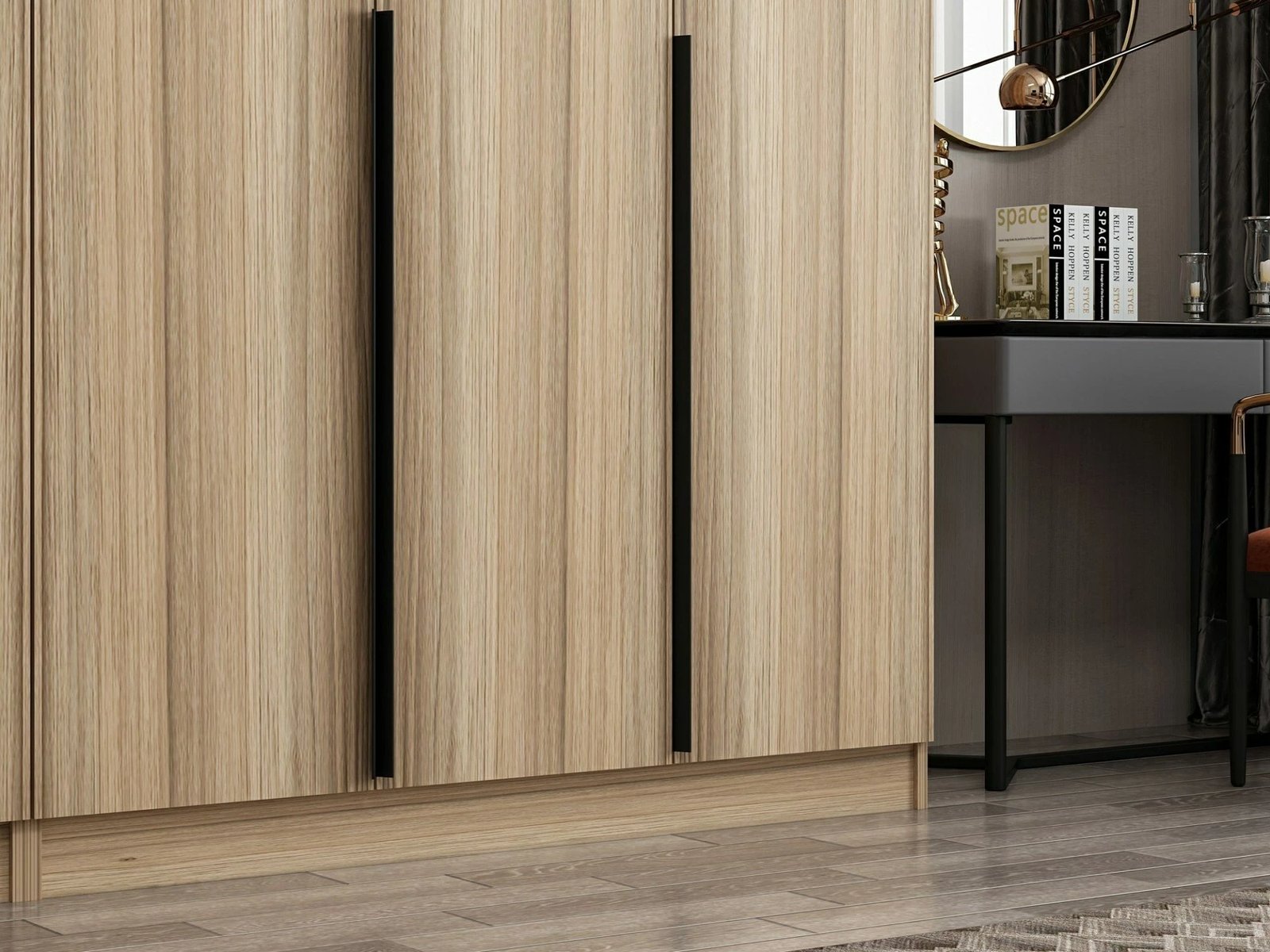 Dollap Hanah Home, Kale Plus - 7795, ngjyrë lisi