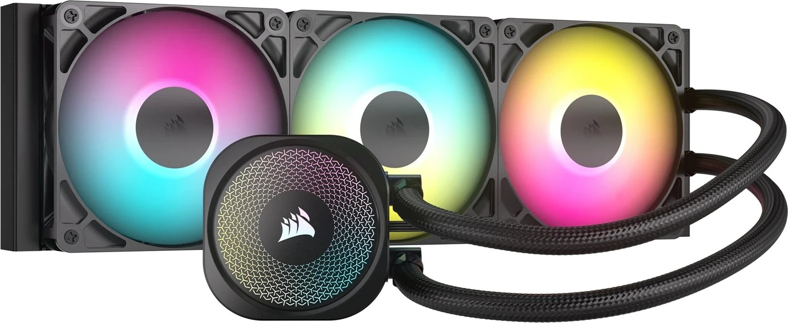 Ftohës ajri për procesor Corsair NAUTILUS 360 RS ARGB, i zi
