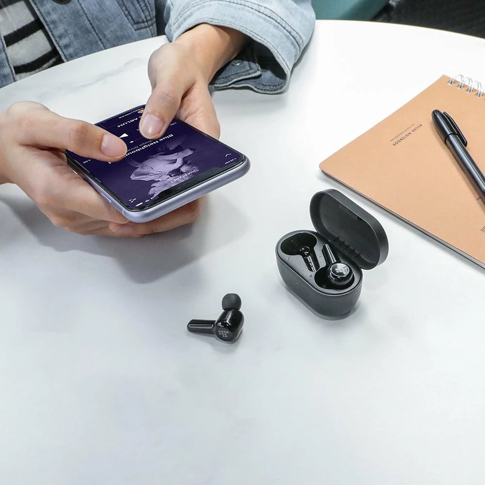 Kufje TWS Tronsmart Apollo Air +, Bluetooth 5.2, ANC, IP45, të zeza