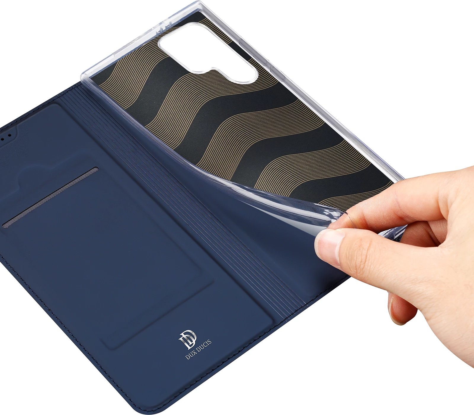 Mbështjellës Dux Ducis Skin Pro për Samsung Galaxy S24 Ultra, kaltër