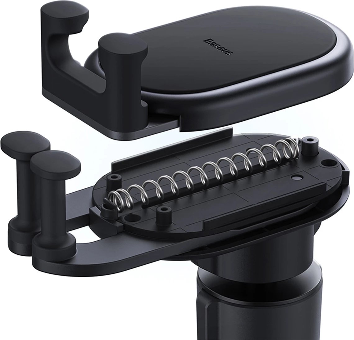 Mbajtës telefoni Baseus Stable Series SUWX020001 për grilë ajri, i zi