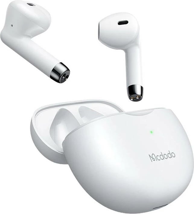Kufje TWS Mcdodo HP-8030, Bluetooth 5.0/5.3, me kuti karikimi, të bardha