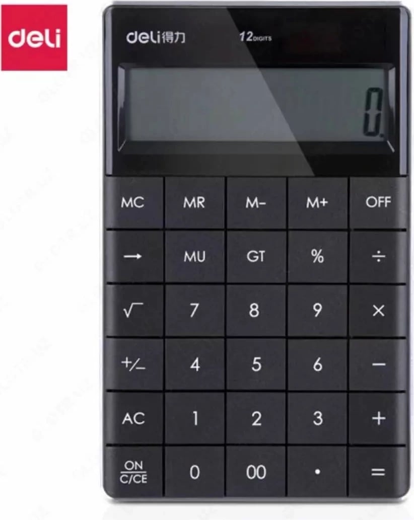 DELI KALKULATOR 1589P MODERN 12DIGIT 1/10