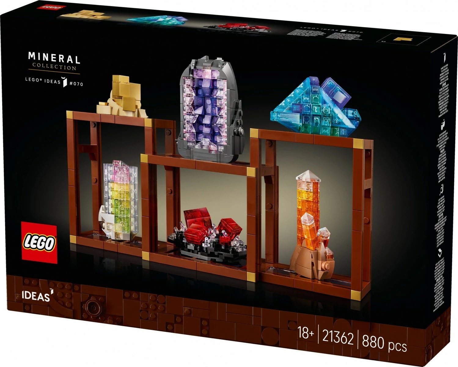 set LEGO Ideas 21362 koleksion mineral 880 pjesë 18+