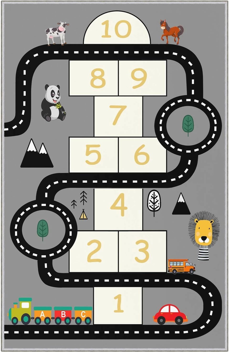 Qilim për fëmijë, shumëngjyrësh, Conceptum Hypnose, HMNT474, 140x220cm