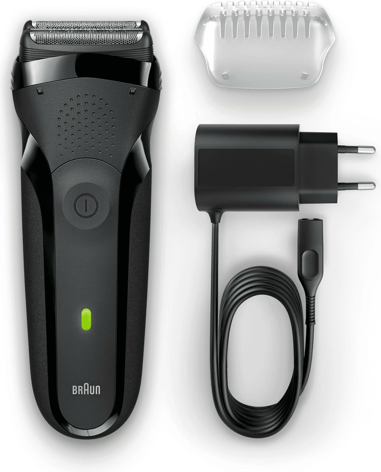 Makinë rroje Braun Series 3 300s, Foil shaver, LED, NiMH, e zezë