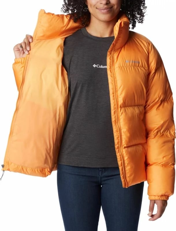 Xhaketë puff Columbia për femra, portokalli