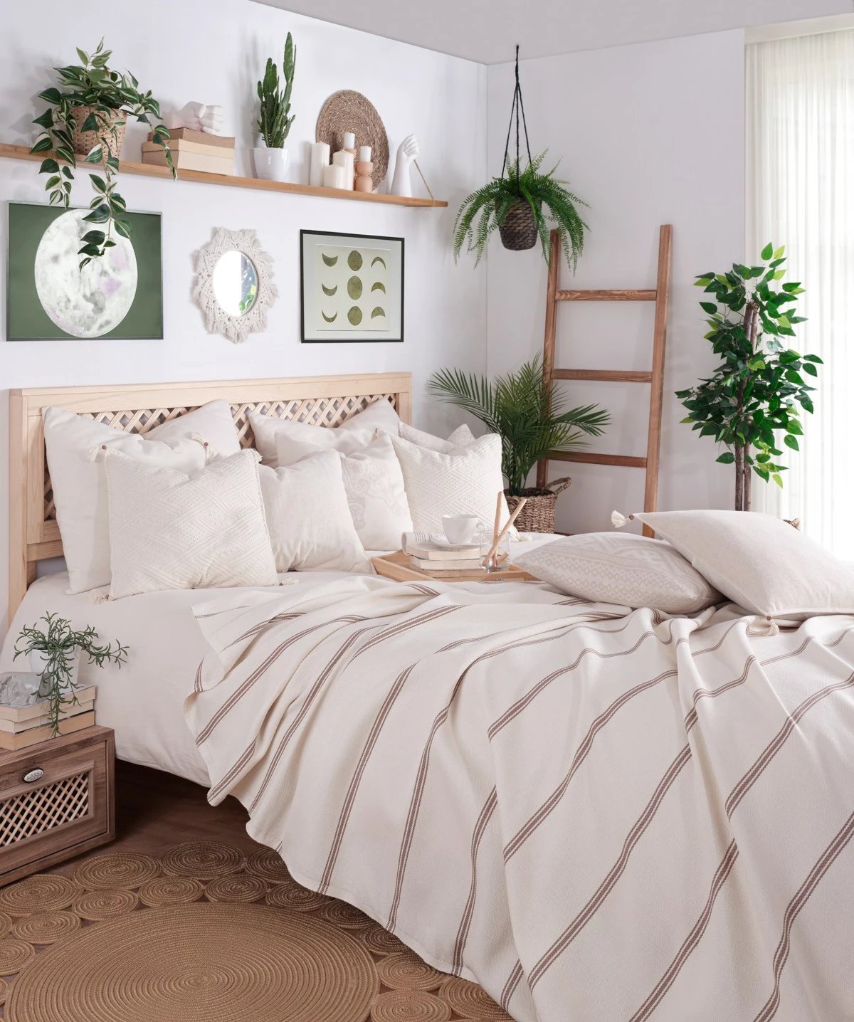 Batanije Double Pique, ngjyrë camel, L'essentiel, 200x230cm