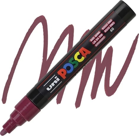 UNI-MARKER pc-5m POSCA RED