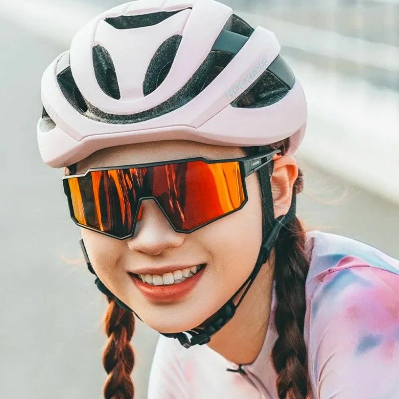 Syze sportive Rockbros unisex, të zeza e të kuqe