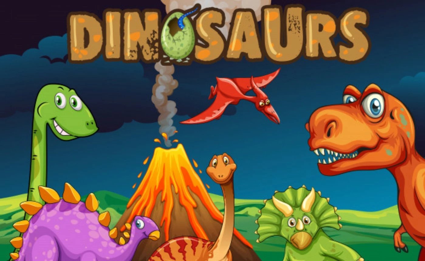 Qilim për fëmijë, shumëngjyrësh, dizajn dinosaurësh, 80x200cm, CT-3076