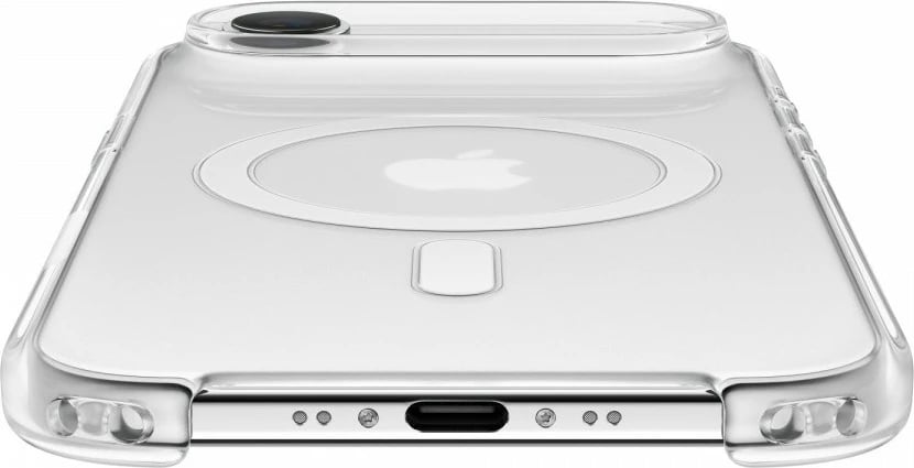 Mbështjellës MagSafe për iPhone Air Apple MGH34ZM/A, polikarbonat, i tejdukshëm, Frosted