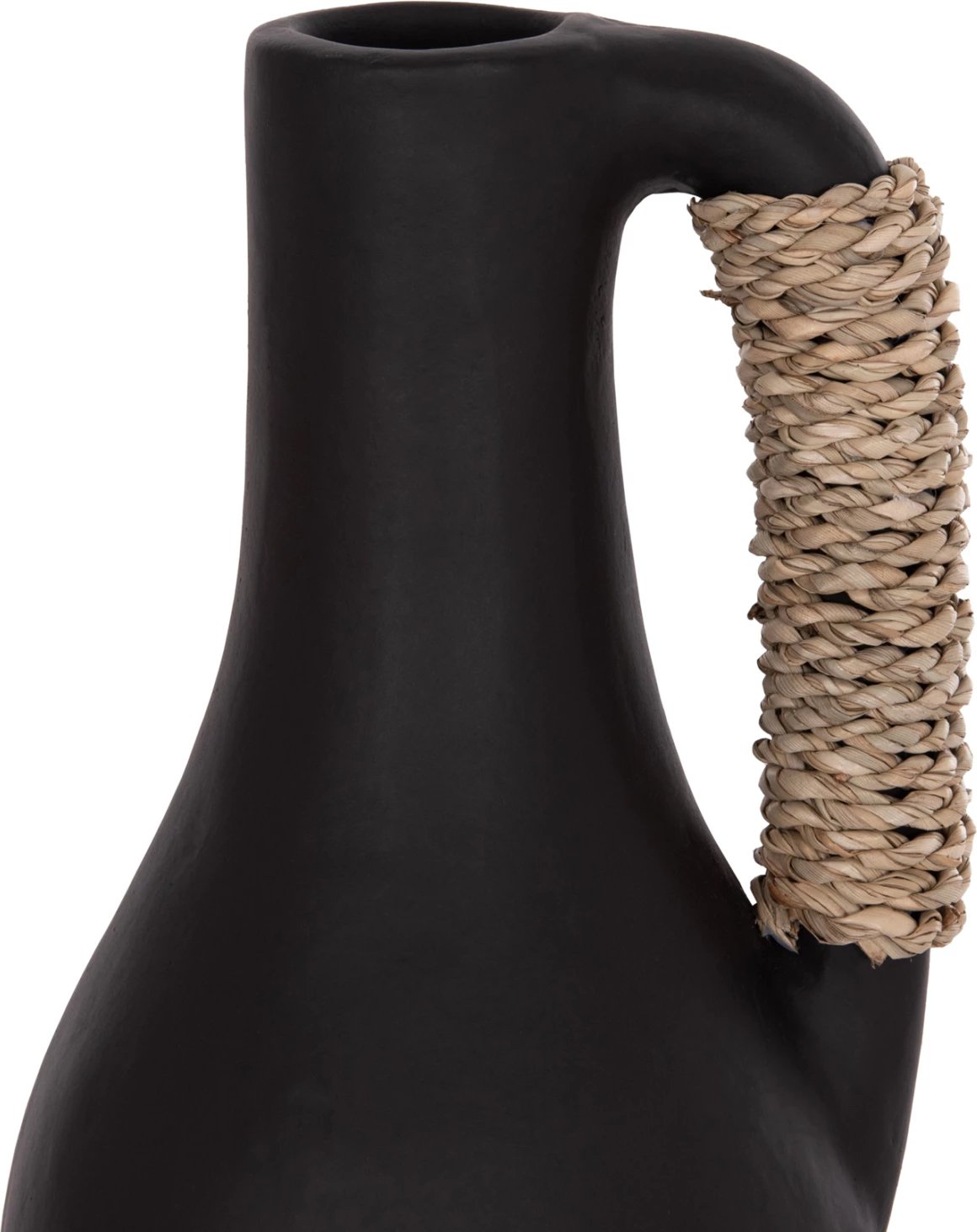 Vazo dekorative tavoline CAMMER, terrakotë e zezë, FH4687.01L, 18x39cm Vazo dekorative tavoline CAMMER, terrakotë e zezë, FH4687.01L, 18x39cm