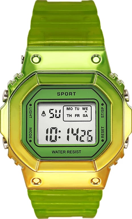 Orë Sportive Dixhitale Neon, gjelbërt-OSDNGJ1