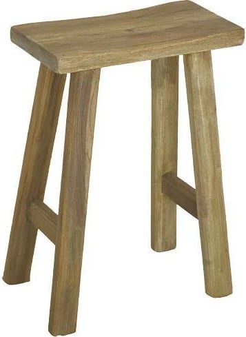 Stol Nextdeco Tribeca, dru mahogany, 40x20x45cm