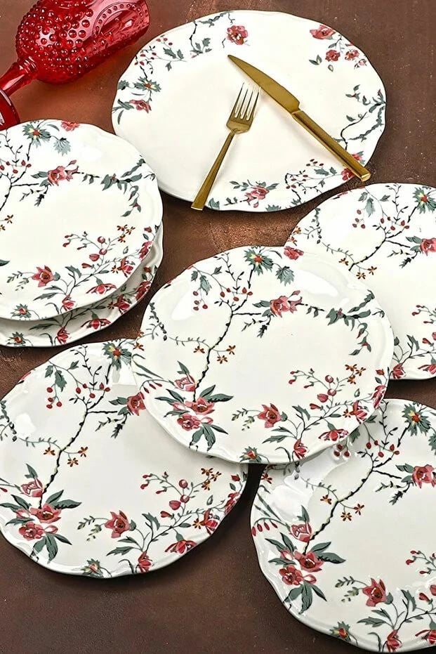 Set pjatash porcelani (7 copë), Hermia Concept, PODİ0352