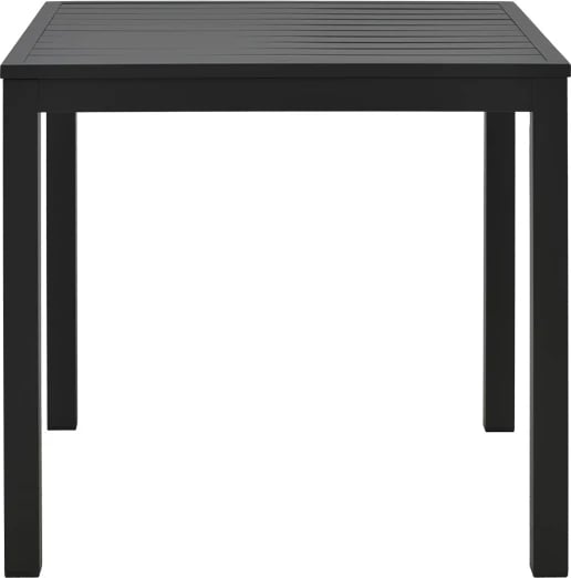 Tavolinë alumini për plazh, ngjyrë e zezë, Kliton, 45x45x41cm