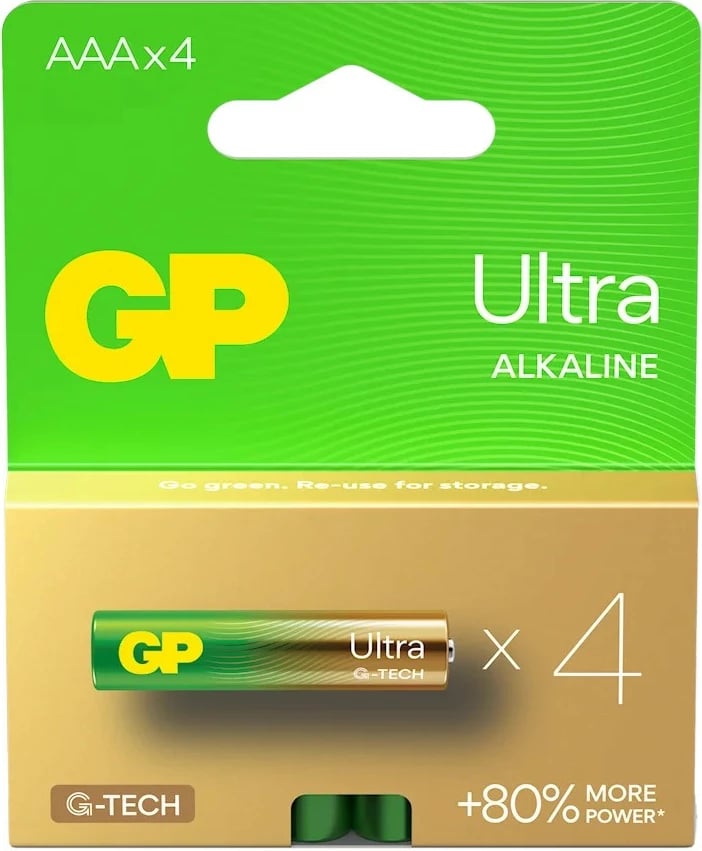 Bateri AAA GP Battery Ultra G-TECH, 4 copë