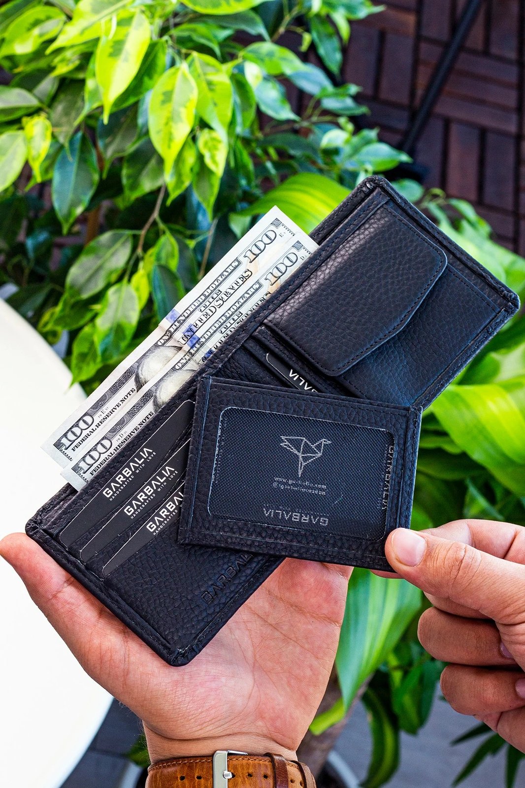 Mbajtës kartelash Zoozie Bags, Kanguru, ngjyrë e zezë