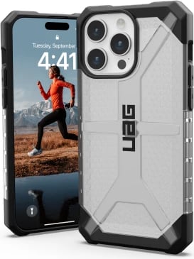 Mbështjellës UAG Plasma për iPhone 15 Pro Max, transparent