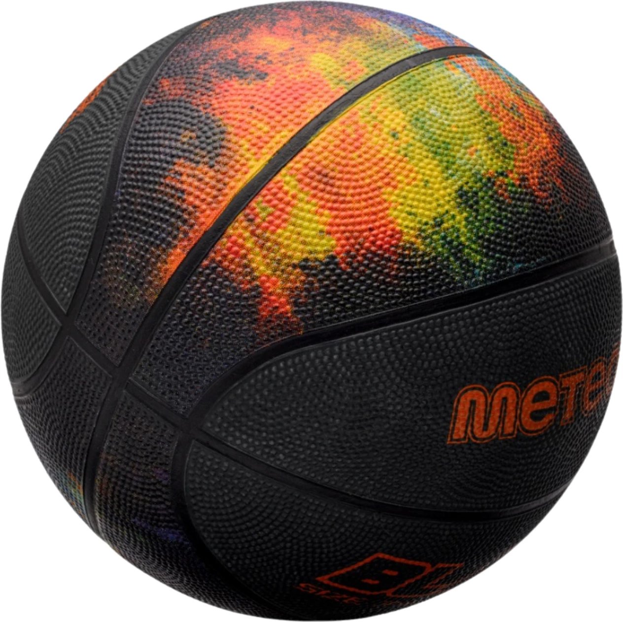 Top basketbolli Meteor për meshkuj, e zezë