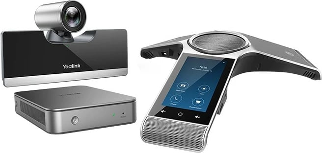 Sistem video konferencash Yealink ZVC500, Windows 10 IoT Enterprise SAC, i zi, argjendtë