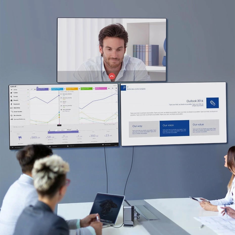 Kasë HUB multifunksional Baseus CAHUB-DG0G, 16 porta, 100W, Gri