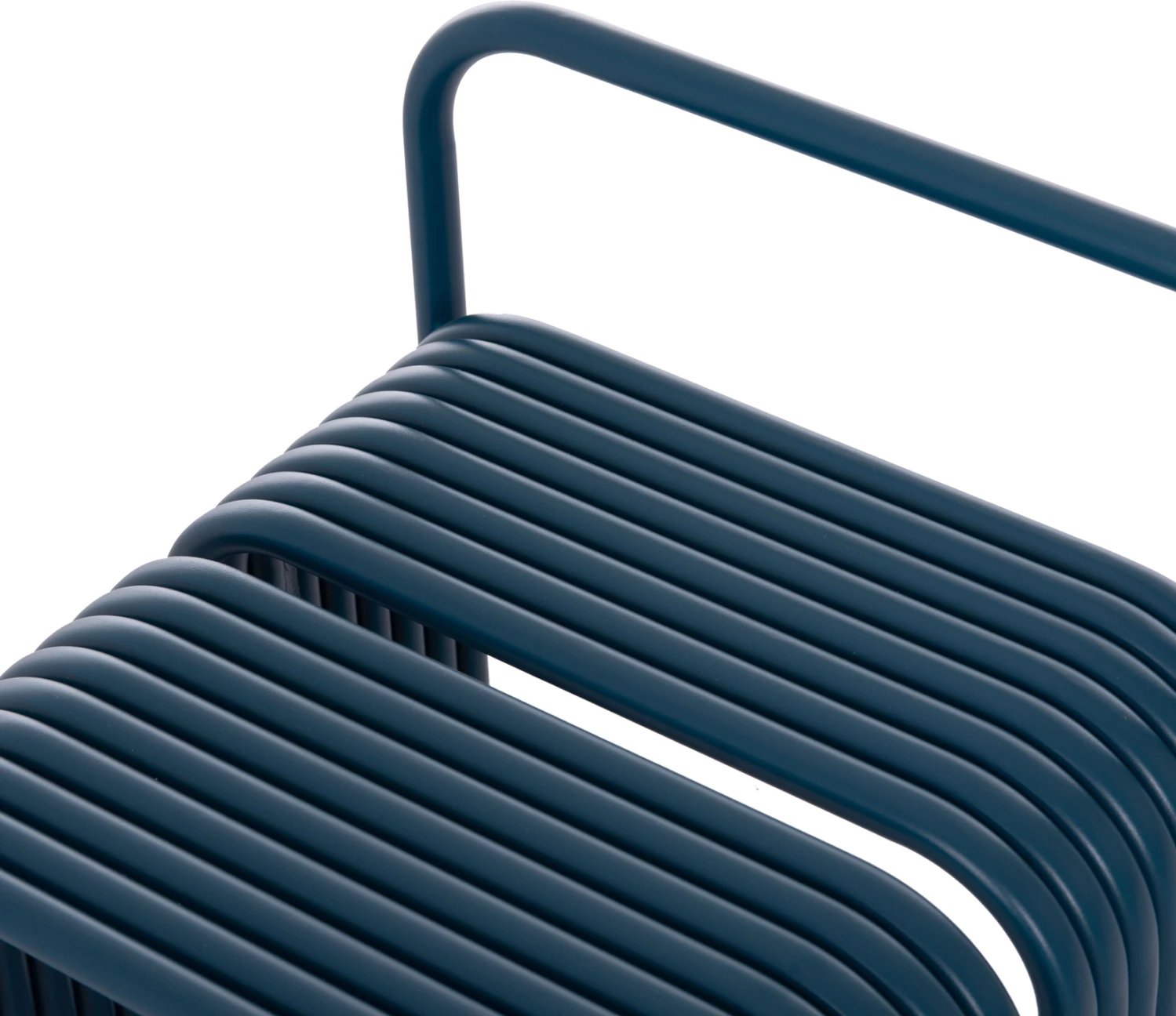 Karrige e ulët INTREPID, alumin, ngjyrë kaltër, 40x38x55Hcm