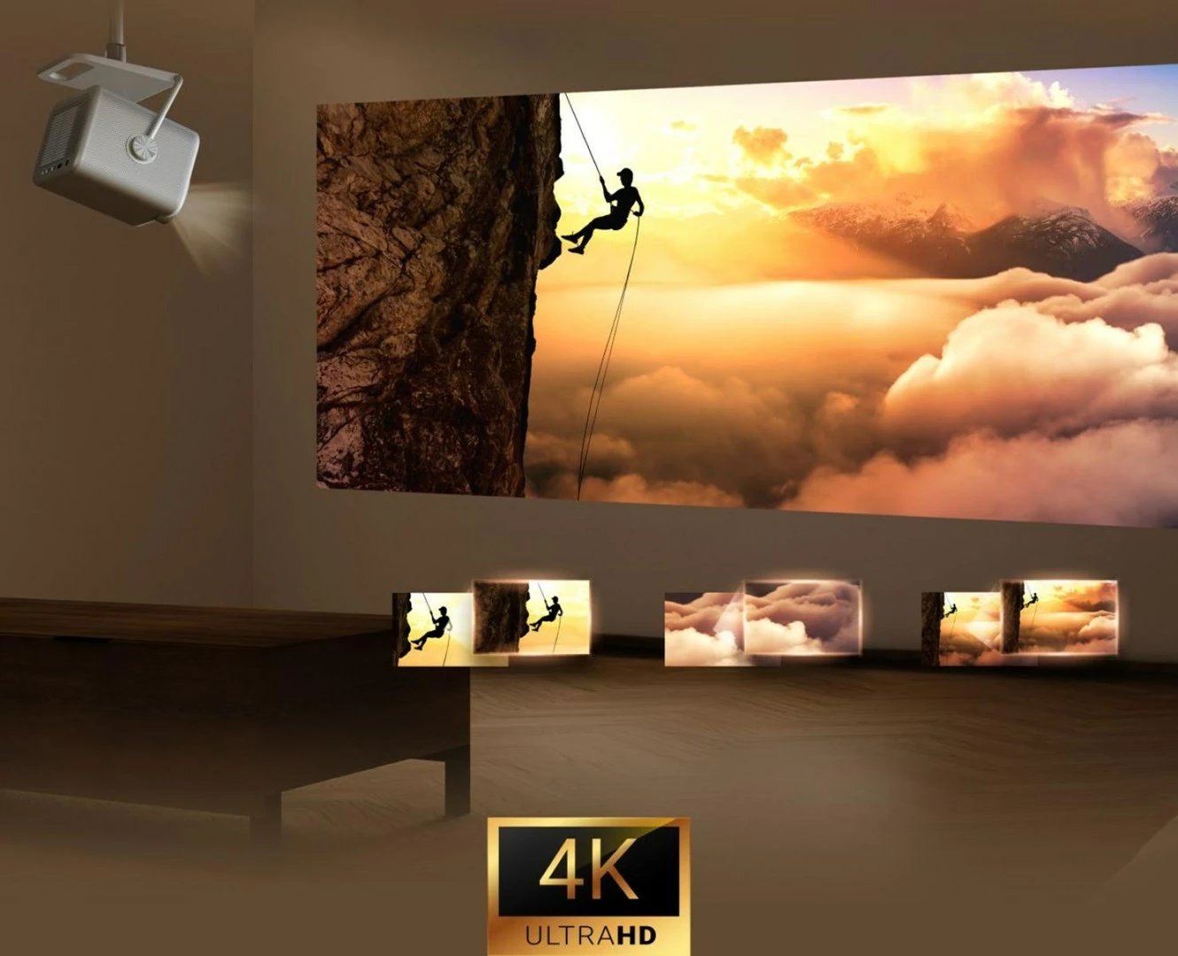 Projektor laser Hisense M2 Pro UHD 4K, gri