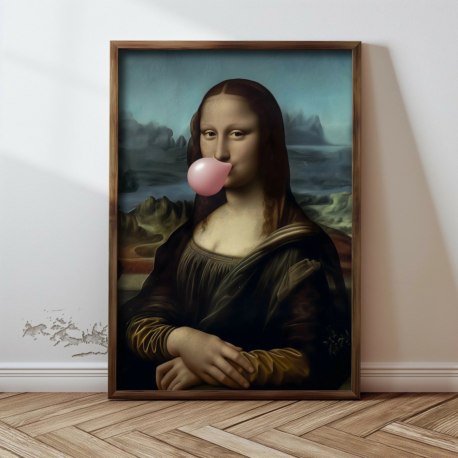 Pikturë dekorative me kornizë MDF, shumëngjyrëshe, Wallity GE025-L